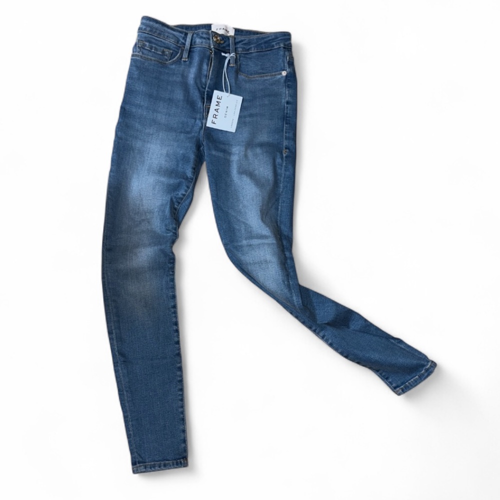 FRAME Light Blue Skinny Jeans